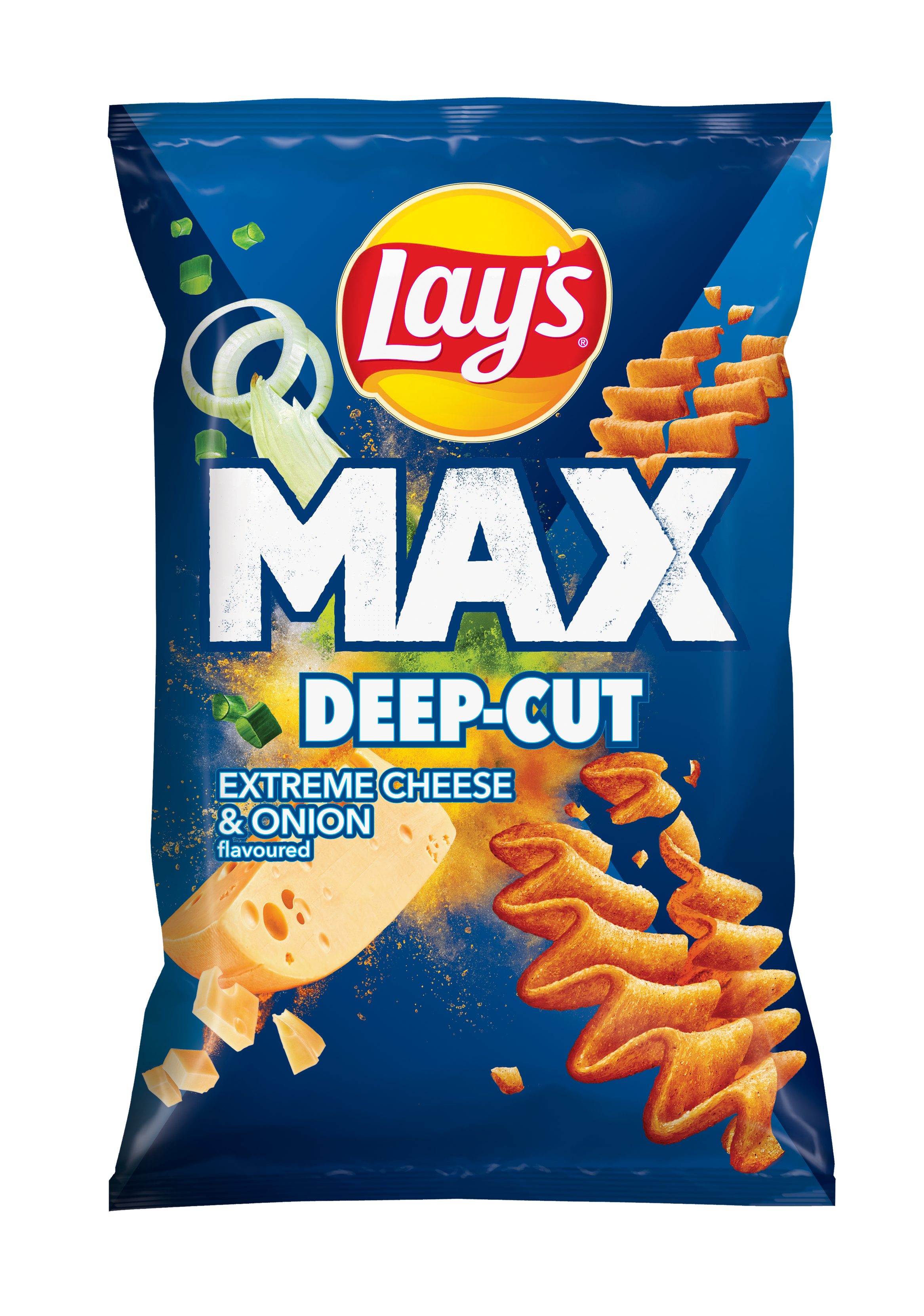 Lays MAX Deep Cut_Cheese and Onion_55g_3D